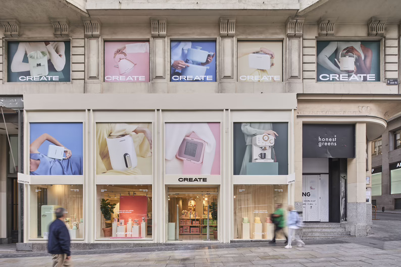 La marca Create abre su primera tienda física