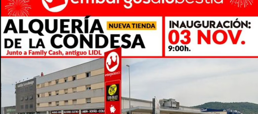 Embargosalobestia abre el 3 de noviembre su tienda número 26