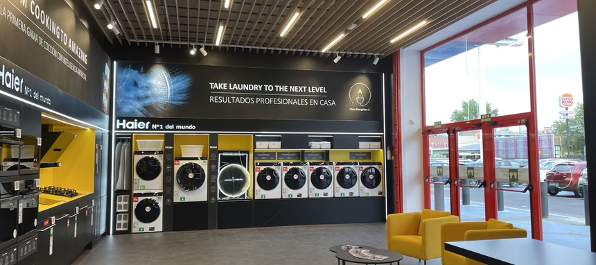 La filial española de Haier en gama blanca creció un 32% el pasado año