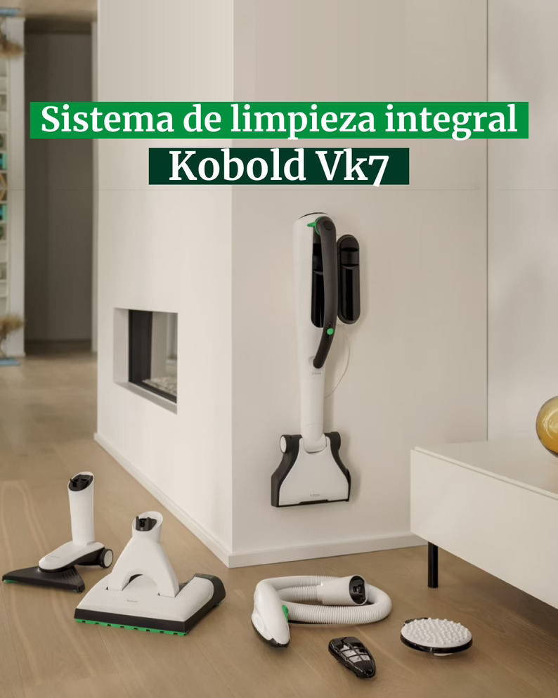 Kobold VK7, el sistema de limpieza integral de Vorwerk