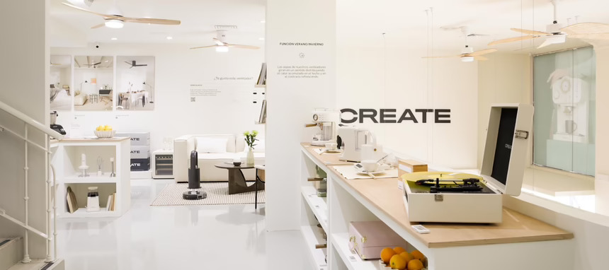 Create abre su primer showroom dentro de la tienda Pop Up