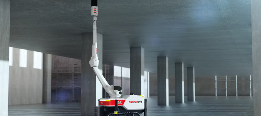 Fischer presentará en Construmat su robot que automatiza tareas de fijación y montaje en la construcción