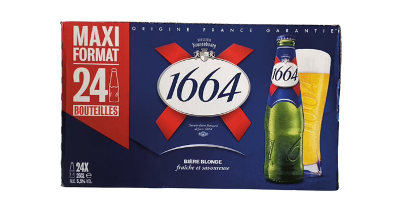 Cerveza rubia Kronenbourg 1664 Blonde Beer (2)