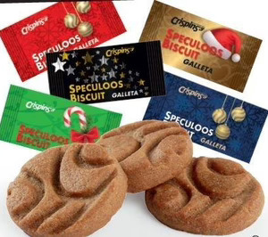 Crispins traslada la Navidad a sus galletas de cortesía