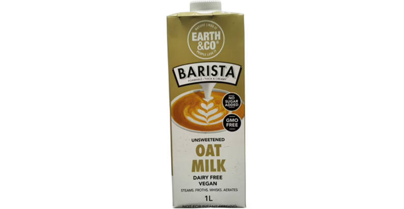 Leche de avena sin azúcar Earth & Co Barista (8)