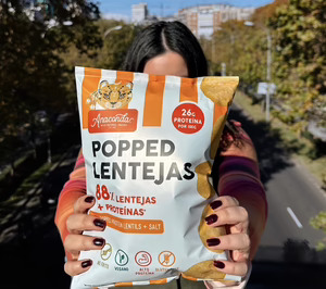 Anaconda presenta su snack salado proteico con un 88,7% de harina de lenteja